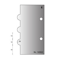 12mm Dia (R6) Fluting Profile Cutter in HSS - 140622