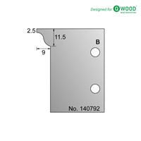 11.5 x 9mm Scribe Cutter in HSS (Desgined for Q Wood QW-LB1) - 140792