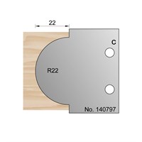 R22 Convex Profile Cutter in HSS - 140797