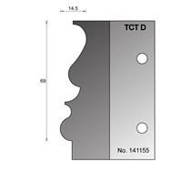 69 x 14.5mm Victorian Profile Cutter in TCT - 141155