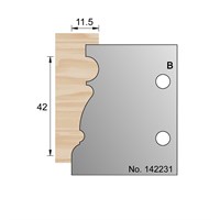 42 x 11.5mm Bolection Profile Cutter in HSS - 142231