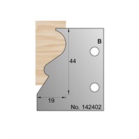 44 x 19mm Horn Skirting Profile Cutter in HSS