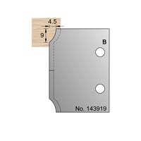 9 x 4.5mm Ovolo Profile Cutter in HSS - 143919