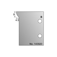 9 x 4.5mm Scribe Cutter in HSS - 143920