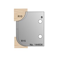 R15 Ovolo Profile Cutter in HSS - 144606