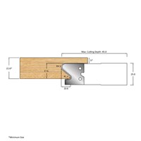 150 x 25 x 30mm Bore 1503 TC Finger Pull Cutter Head