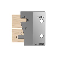 15 Deg Shallow Bevel Kitchen Door Profile Cutter in TCT - 150779