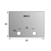 55 x 40 x 4 B40-2 Blank
