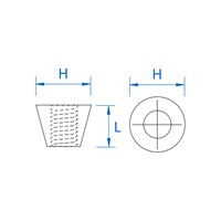 Olives for Double Threaded Screws