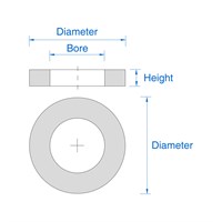 38 x 7.5 mm Counter sunk Washer