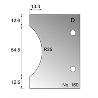 R35 Radius Profile Cutter in HSS - 160