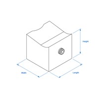 Jaw 18.5 x 12.5 mm (Olive Type)