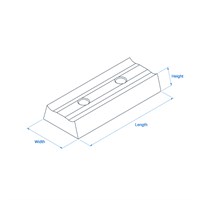 Jaw 76 x 32 (96 x 100 Limiter Head)