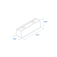 Jaw for 80 mm Serrated MEC Head