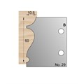 50 x 10.5mm Picture Frame Profile Cutter in HSS - 29>