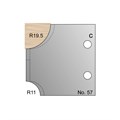 R19.5 & R11 Ovolo Profile Cutter in HSS - 57>