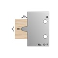 9 x 10mm (R3) Glue Joint Profile Cutter in HSS - 1017>