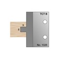 9 x 8mm T & G Profile Cutter in TCT - 1026>