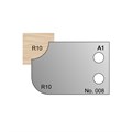 R10 Ovolo Profile Cutter in HSS - 008>