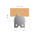 125 x 20 x 30mm Bore Z3 TC Bead Head for FESTOOL HK85 Track Saw>