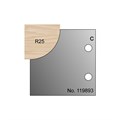 R25 Ovolo Profile Cutter in HSS - 119893>