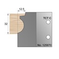 32 x 12.5mm Skirting Profile Cutter in TCT - 125870>