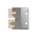 10.5 & 6 x 10mm Kitchen Door Profile Cutter in TCT - 134959>