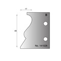 49 x 17mm Skirting Profile Cutter in HSS - 141028>