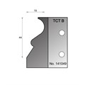 44 x 19mm Horn Skirting Profile Cutter in TCT - 141049>